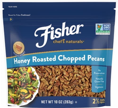 Fisher Chef'S Naturals Honey Roasted Chopped Pecan
