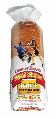 Country Hearth Kids' Choice Bread, Whole Grain White