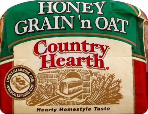 Country Hearth Bread, Hearty Homestyle, Honey Grain 'N Oat