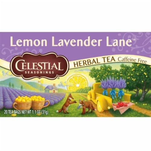 Celestial Seasonings Lemon Lavender Lane Caffeine Free Herbal