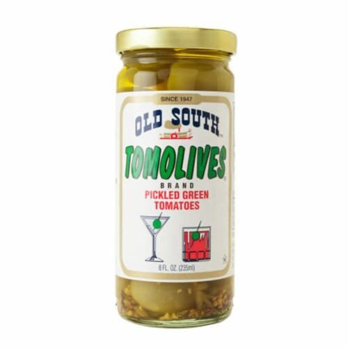 Old South Tomolives Pickled Tomatoes Green