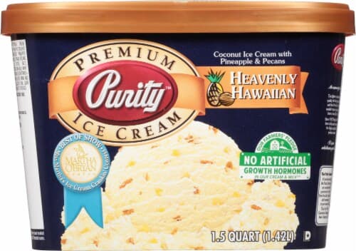 Purity Ice Cream, Premium, Heavenly Hawaiian