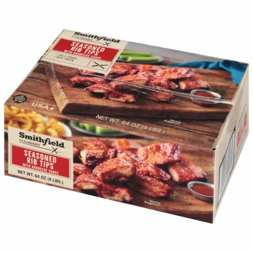 Smithfield Seasoned Rib Tips With Barbecue Sauce