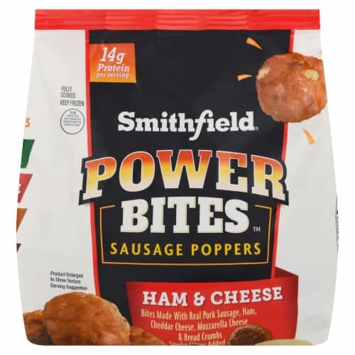 Smithfield Power Bitessausage Poppers Ham & Cheese