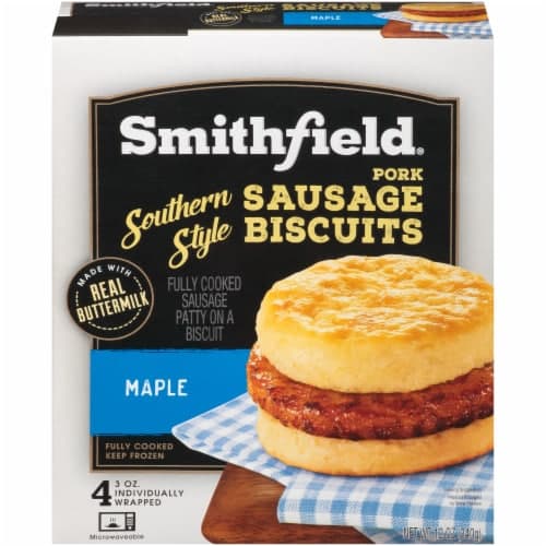 Smithfield Southern Style Maple Pork Sausage Biscuits