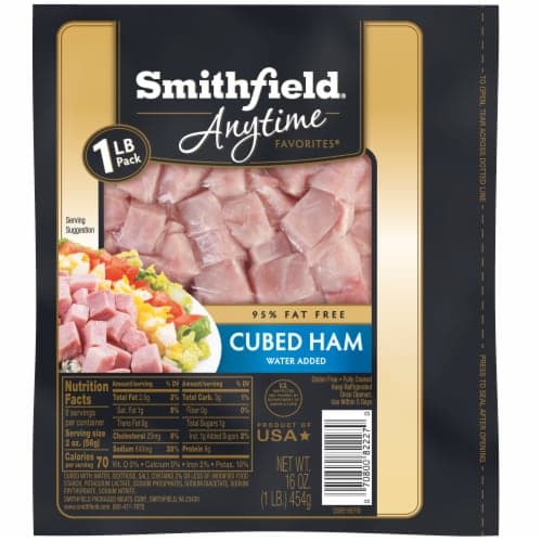 Smithfield Anytime Favorites Hickory Smoked Cubed Ham