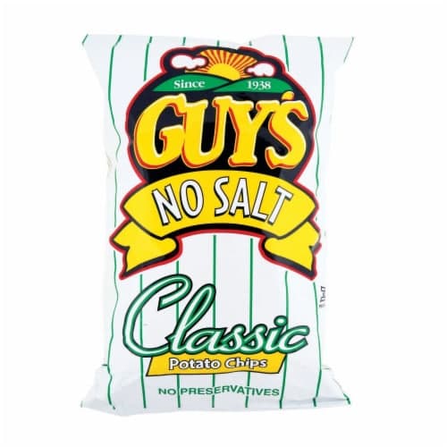 Guy'S No Salt Classic Potato Chips