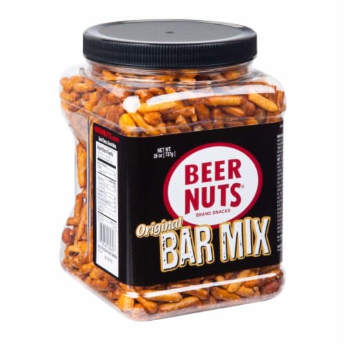 Beer Nuts Bar Mix - Petite Jar, - 12 Per Case