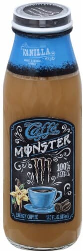 Monster Caffe Energy Coffee, Vanilla