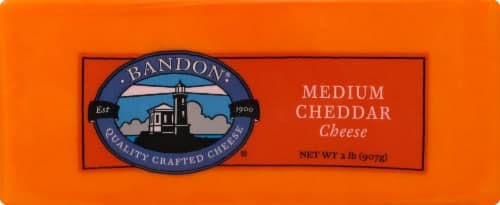 Bandon Medium Cheddar Cheese Block
