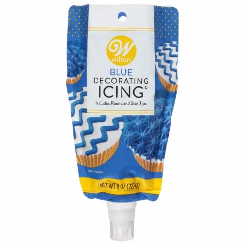 Wltn Blue Icing Pouch W Tips