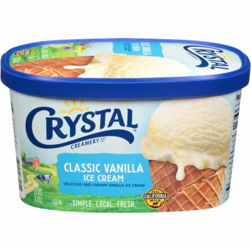 Crystal Creamery Classic Vanilla Ice Cream
