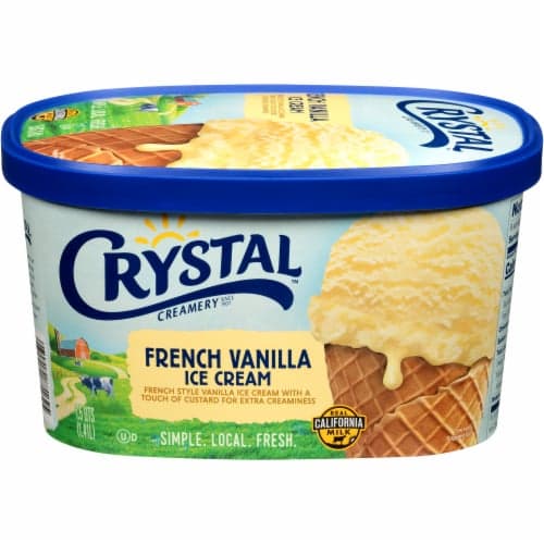 Crystal Creamery French Vanilla Ice Cream