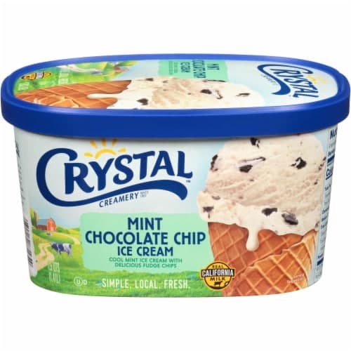 Crystal Creamery Mint Chocolate Chip Ice Cream