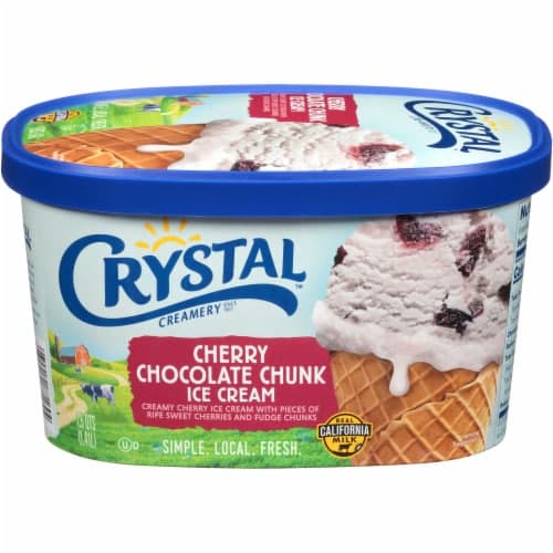 Crystal Creamery Cherry Chocolate Chunk Ice Cream