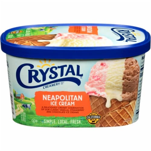 Crystal Creamery Neapolitan Ice Cream