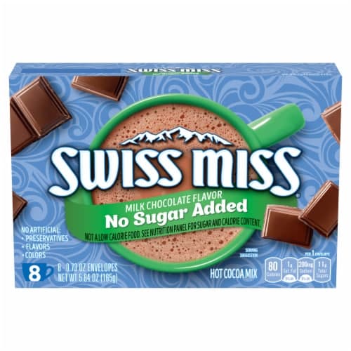 Is it High Fructose Corn Syrup Free? Swiss Miss Hot Cocoa Milk Chocolate No Sugar Added Envelopes