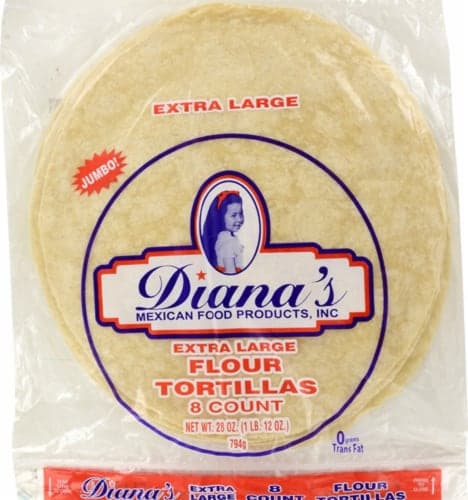 Diana'S Extra Large Flour Tortillas