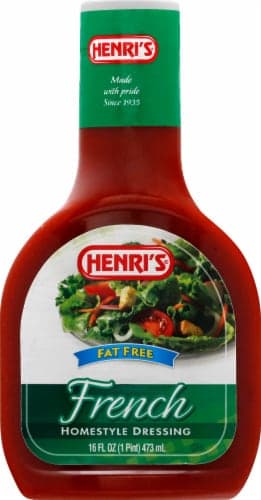 Henris Dressing, Fat Free, Homestyle, French