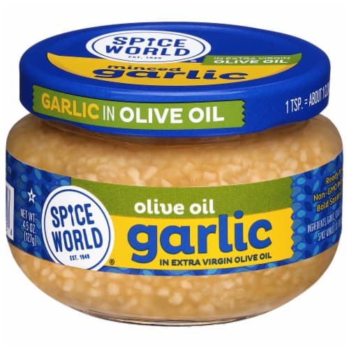 Spice World Garlic Minced In Extra Virgin Olive Oil