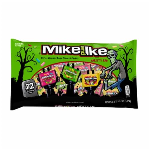 Mike And Ike Candies, Assorted Fruit, Chewy, Snack Size