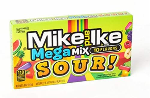 Mike & Ike Mega Mix Sours Pack Of