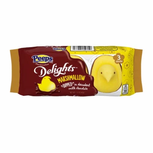 Peeps Delights Milk Chocolate Dipped Marshmallow Chicks Easter Candy
