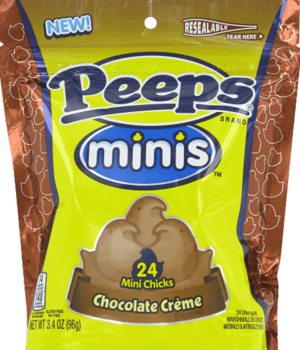 Peeps Minis Marshmallow Chicks, Chocolate Creme