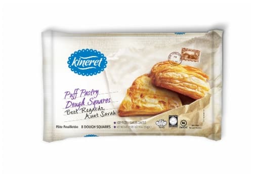 Kineret Ready-To-Bake Puff Pastry Dough Squares