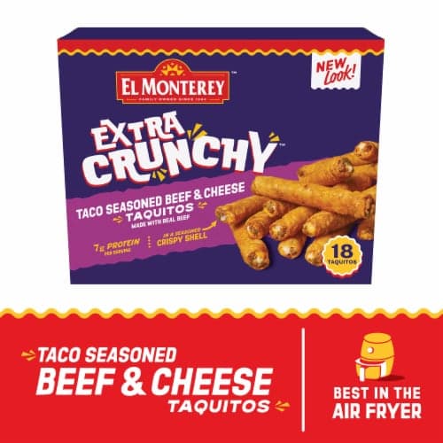 El Monterey Extra Crunchy Taco Seasoned Beef And Cheese Taquito