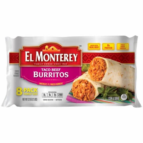 El Monterey Burritos, Taco Beef, Family Size