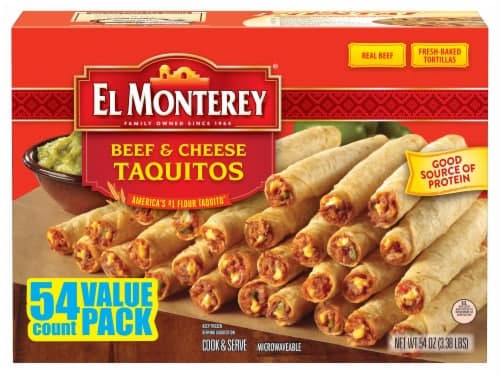 El Monterey Beef & Cheese Taquitos Value Pack