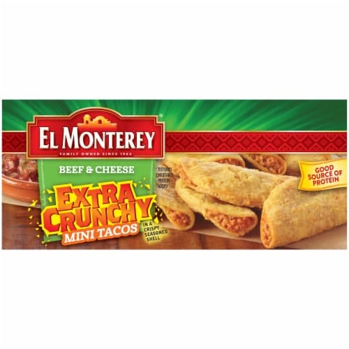 El Monterey Extra Crunchy Mini Tacos, Beef & Cheese