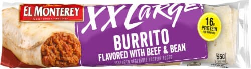 El Monterey Xx Large Beef & Bean Burrito Bag