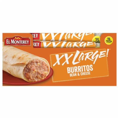 El Monterey Xxlarge Bean & Cheese Burrito