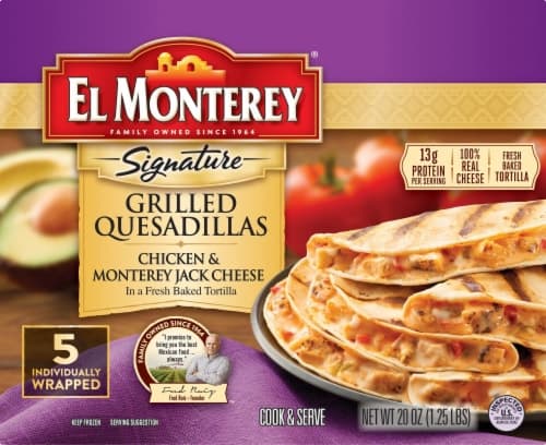 El Monterey Signature Chicken & Monterey Jack Cheese Grilled Quesadillas