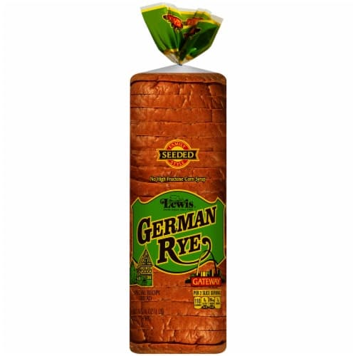 Lewis Family Style Seeded German Rye Special Recipe Bread
