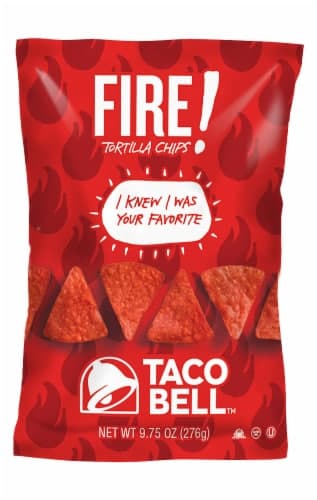 Taco Bell Tortilla Chips, Fire!