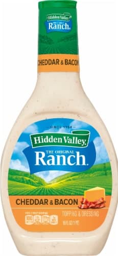 Hidden Valley Cheddar And Bacon Flavored Ranch Salad Dressing & Topping