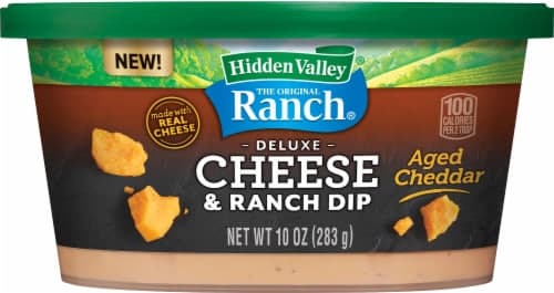 Hidden Valley Cheese & Ranch Dip, Deluxe, Aged Cheddar