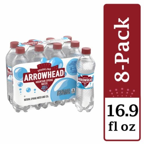 Arrowhead Mountain Spring Water Sparkling Simply Bubbles - 8-16.9-Fl