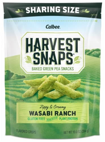 Harvest Snaps Baked Green Pea Snack Wasabi Ranch