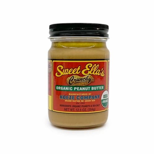 Sweet Ella'S Crunchy Organic Peanut Butter
