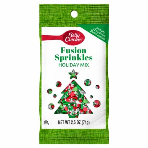 Betty Crocker Fusion Sprinkles, Holiday Mix