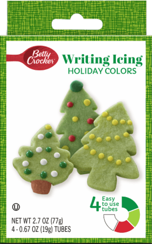 Betty Crocker Holiday Colors Writing Icing