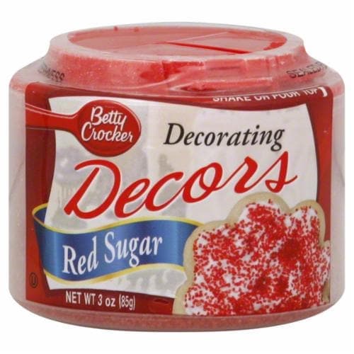 Betty Crocker Decorating Red Sugar Decors