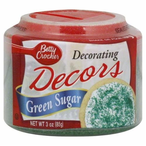 Betty Crocker Decorating Green Sugar Decors