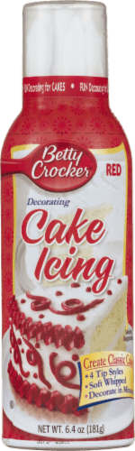 Betty Crocker Cake Icing, Red