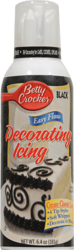 Betty Crocker Icing, Cake, Black