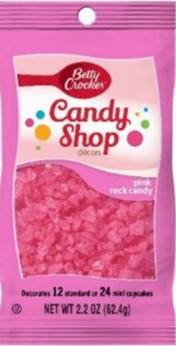 Betty Crocker Candy Shop Decors Pink Rock Candy